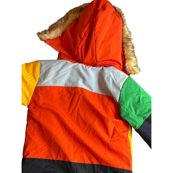 Colorblock Kids Ski Snowsuit by FENMO – Warm Winter One-Piece Outfit size 10 kid - Picture 7 of 11